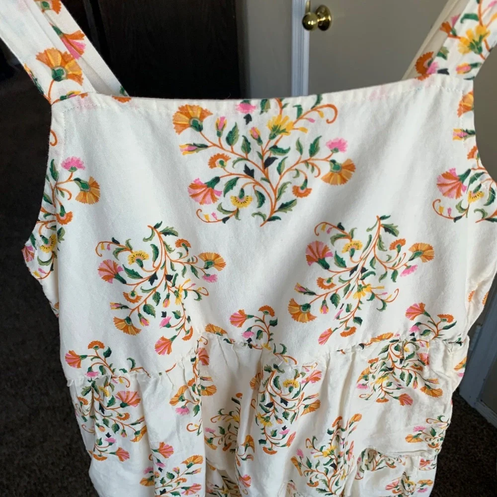 Old Navy Floral Tiered Sundress Girls XL or 14/16 Party Summer Spring